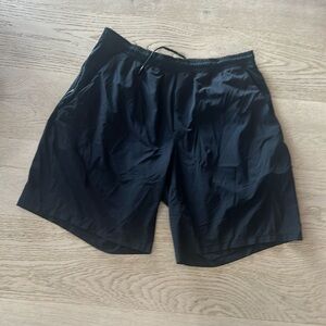 Lululemon Men’s Sz XL Pace Breaker Linerless Activewear Running Shorts Black